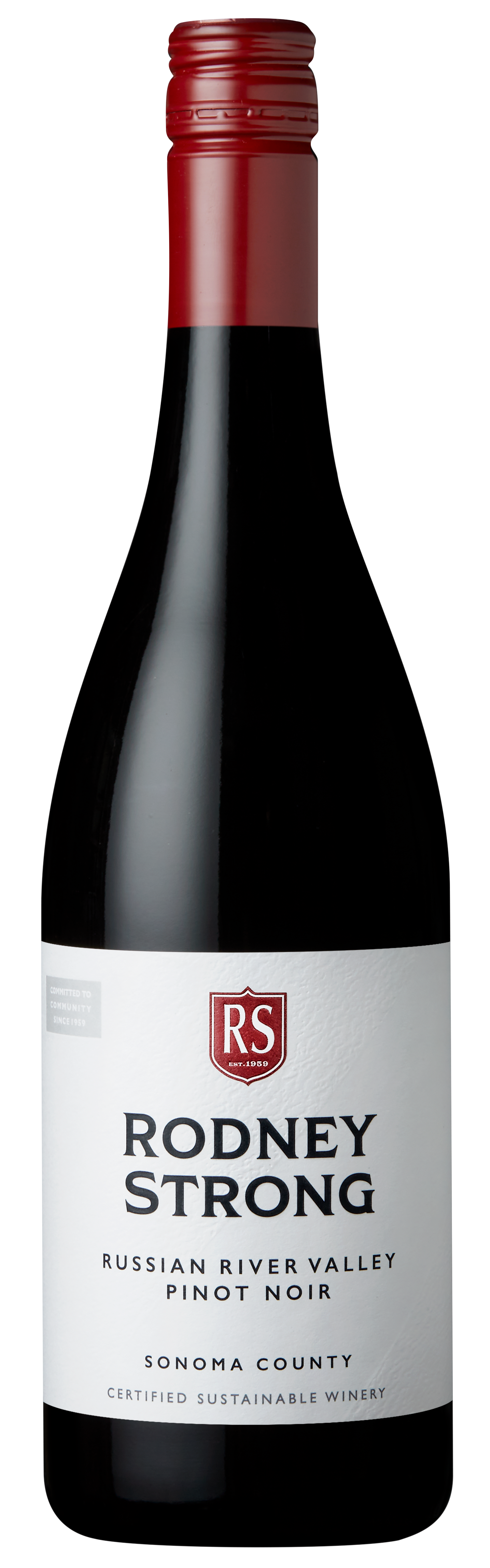Rodney Strong Russian River Pinot Noir 2023  Front Bottle Shot