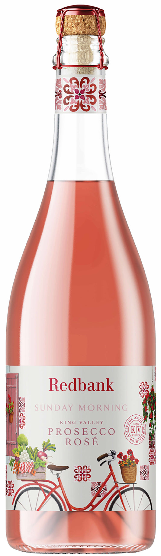 Redbank Sunday Morning Prosecco Rose  Front Bottle Shot