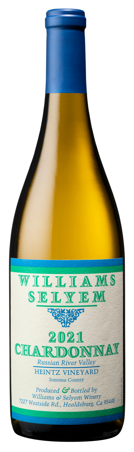 Williams Selyem Heintz Vineyard Chardonnay 2021  Front Bottle Shot