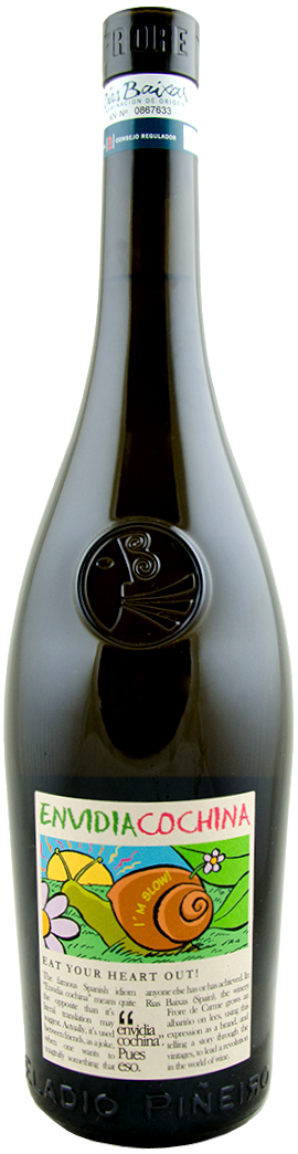 Eladio Pineiro Envidia Cochina Tete de Cuvee Albarino 2022  Front Bottle Shot