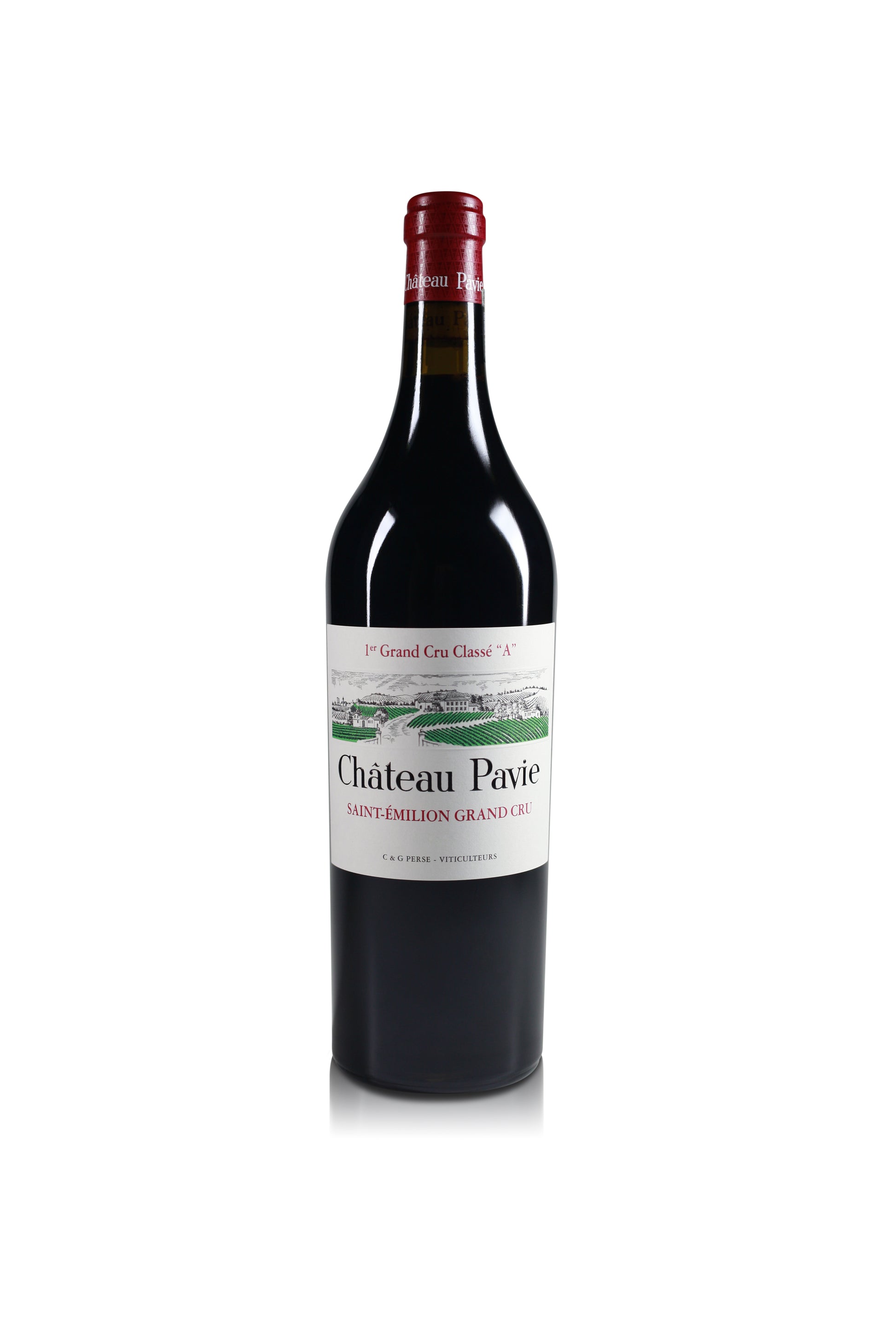 Chateau Pavie  2012  Front Bottle Shot