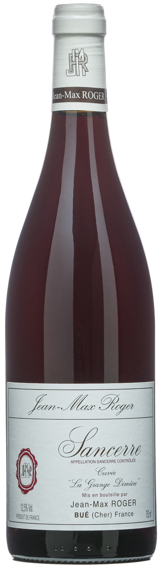 Jean Max Roger Sancerre Rouge 2019  Front Bottle Shot