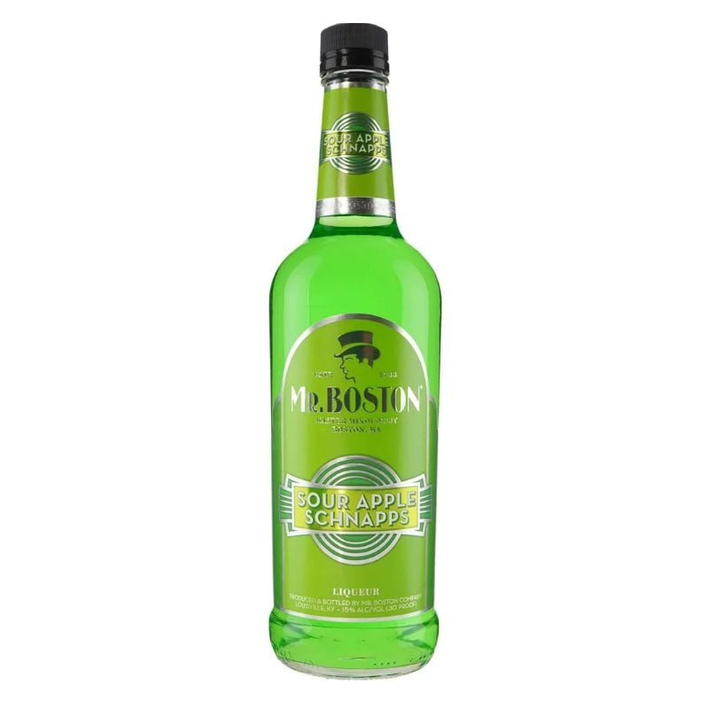 Mr Boston Sour Apple Schnapps Liqueur 750ml