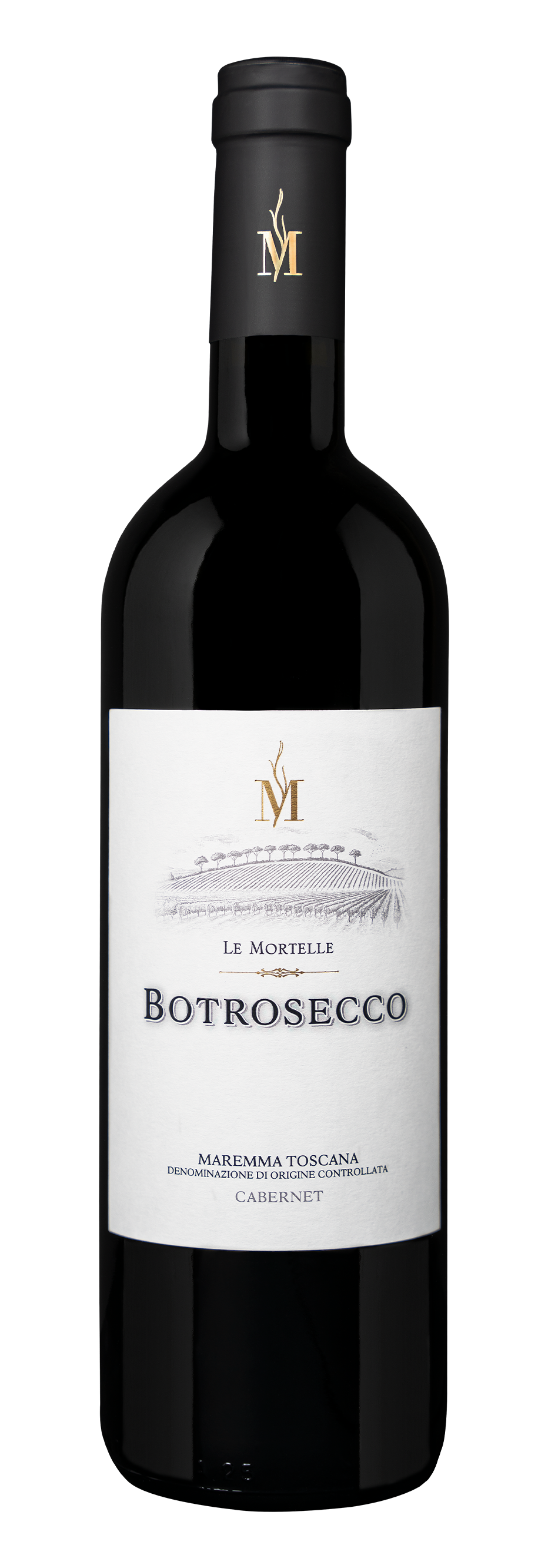 Le Mortelle Botrosecco Maremma 2019  Front Bottle Shot