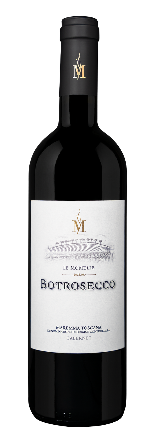Le Mortelle Botrosecco Maremma 2019  Front Bottle Shot