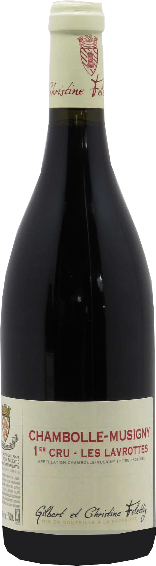 Domaine Felettig Chambolle-Musigny Les Lavrottes Premier Cru 2021  Front Bottle Shot