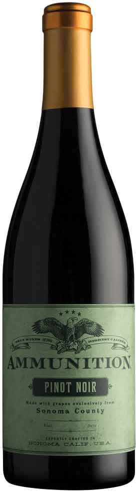 Ammunition Pinot Noir 2022  Front Bottle Shot