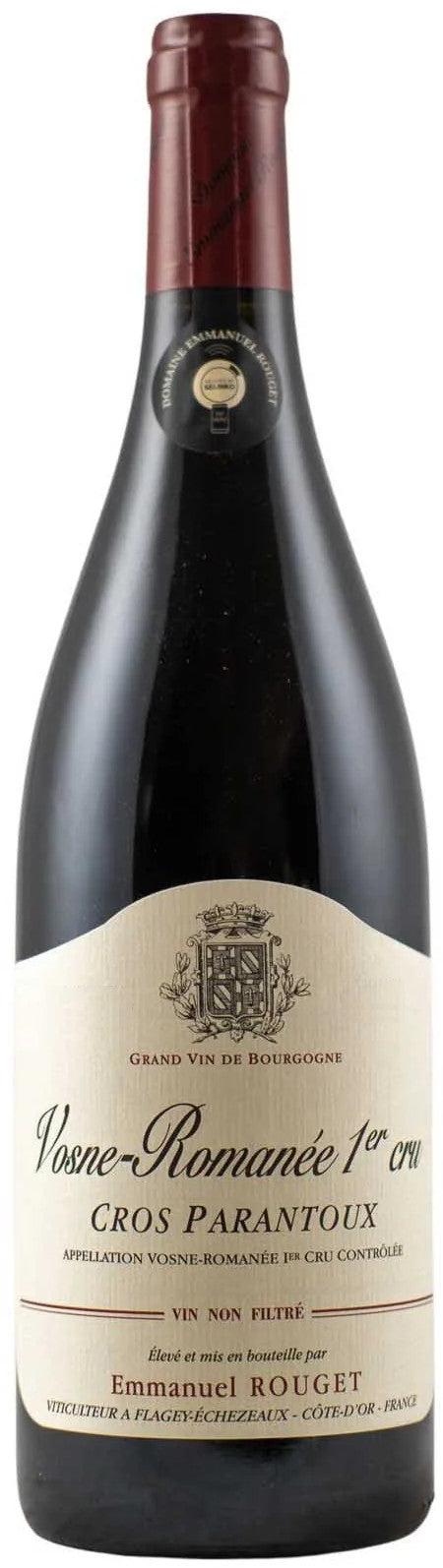 Emmanuel Rouget Vosne-Romanee Cros-Parantoux Premier Cru 2021  Front Bottle Shot
