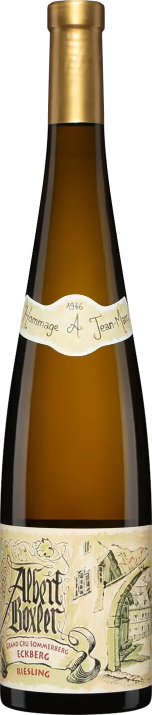 Albert Boxler Riesling Grand Cru Sommerberg Eckberg 2022  Front Bottle Shot