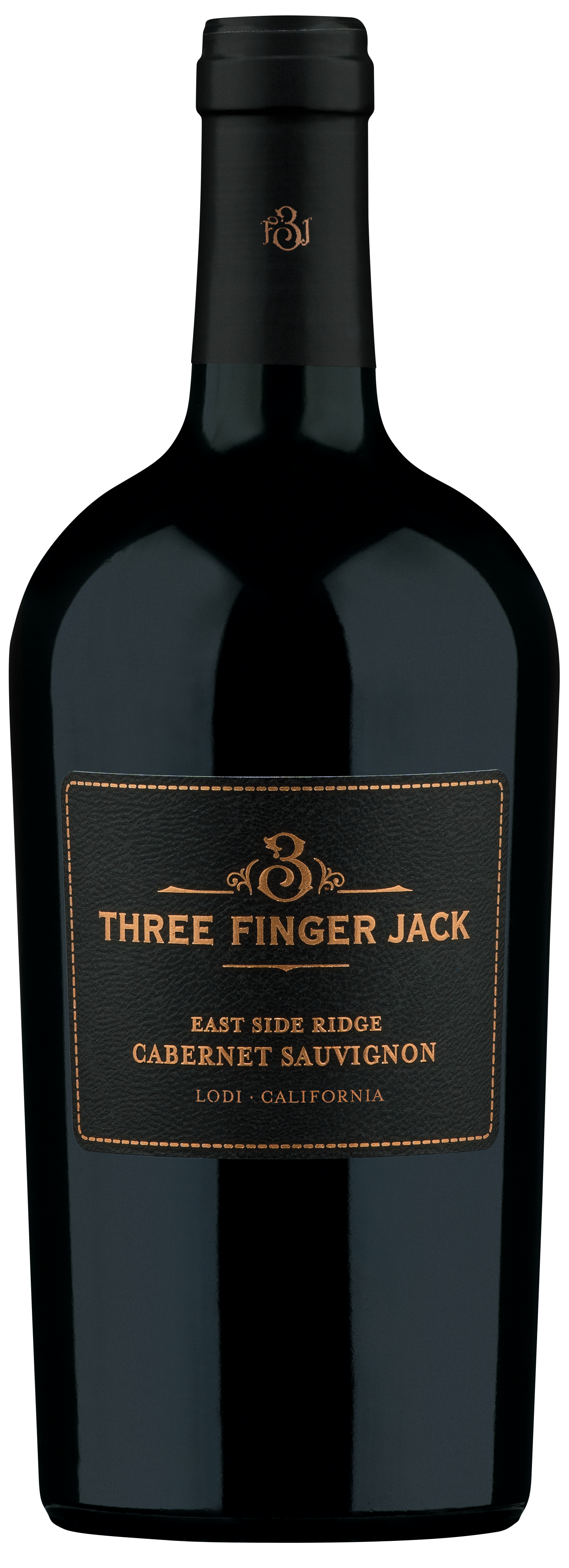 Three Finger Jack East Side Ridge Cabernet Sauvignon 2022  Front Bottle Shot
