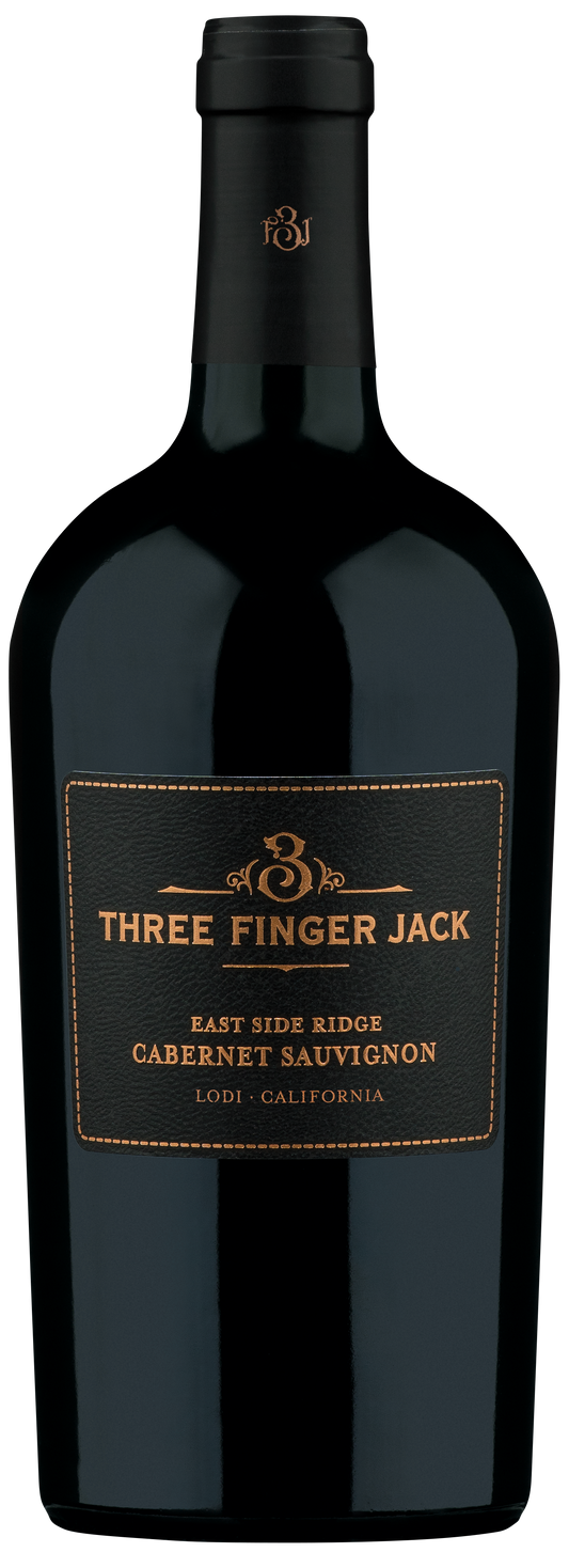 Three Finger Jack East Side Ridge Cabernet Sauvignon 2022  Front Bottle Shot