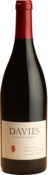Davies Nobles Vineyard Pinot Noir 2021  Front Bottle Shot