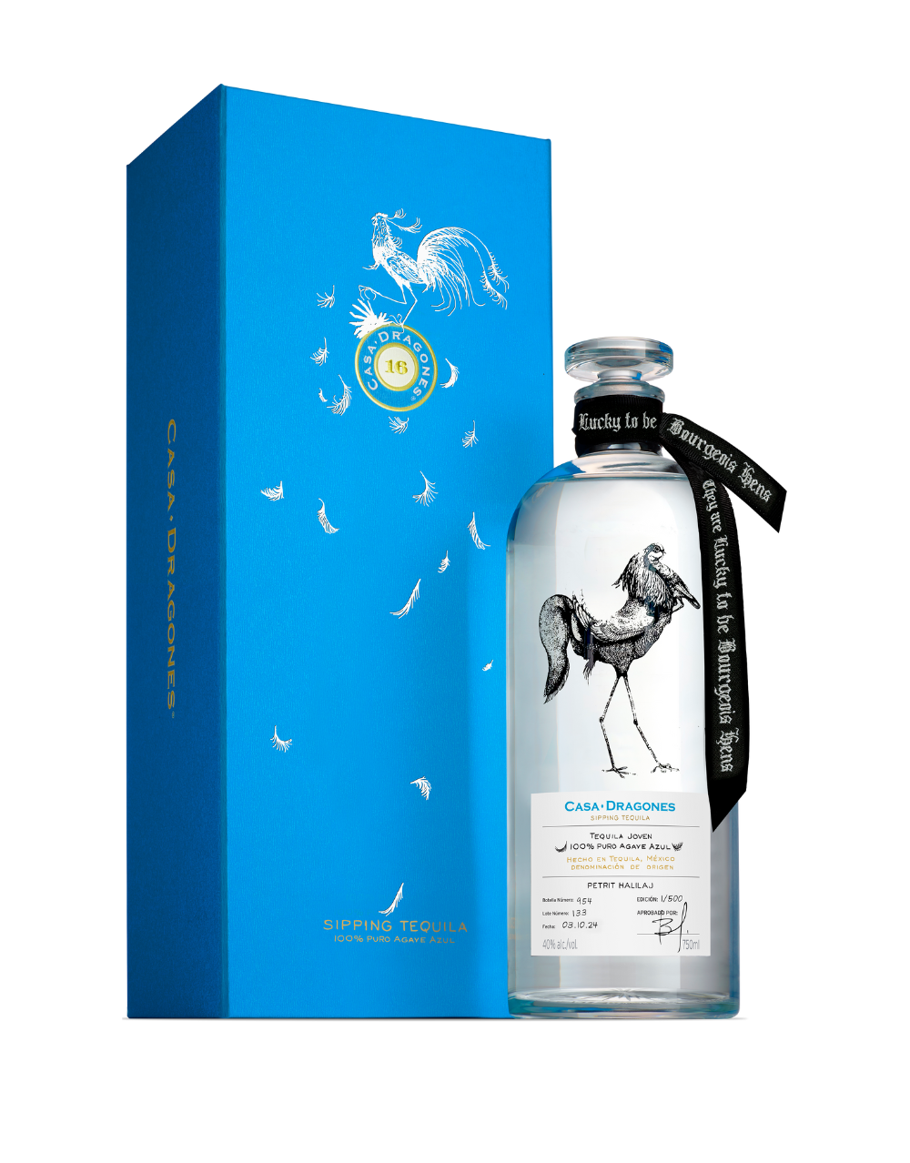 TEQUILA CASA DRAGONES JOVEN PETRIT HALILAJ ARTIST EDITION 750 ML