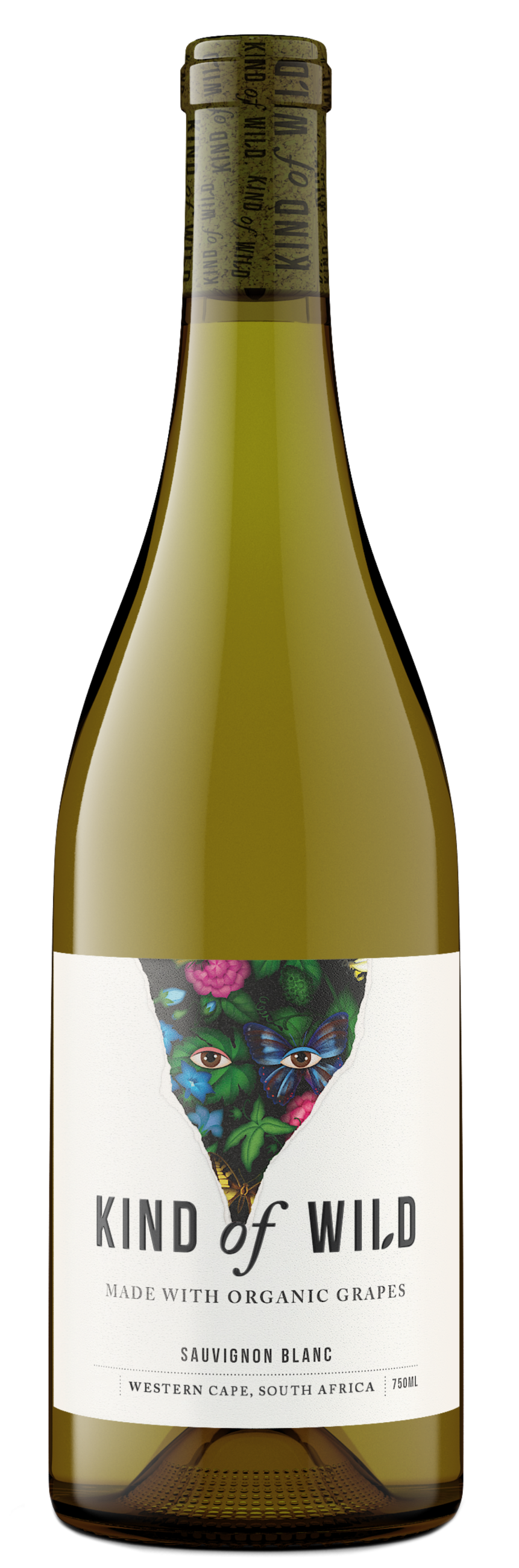 Kind of Wild Organic Sauvignon Blanc 2023  Front Bottle Shot