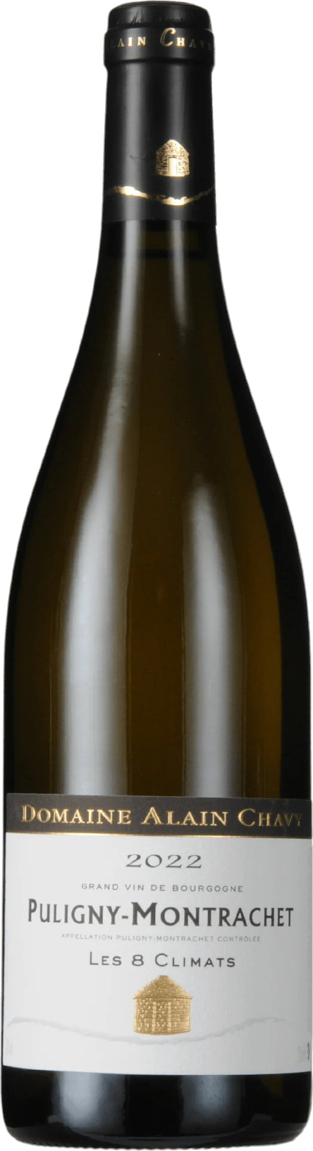 Alain Chavy Puligny-Montrachet Les 8 Climats 2022  Front Bottle Shot