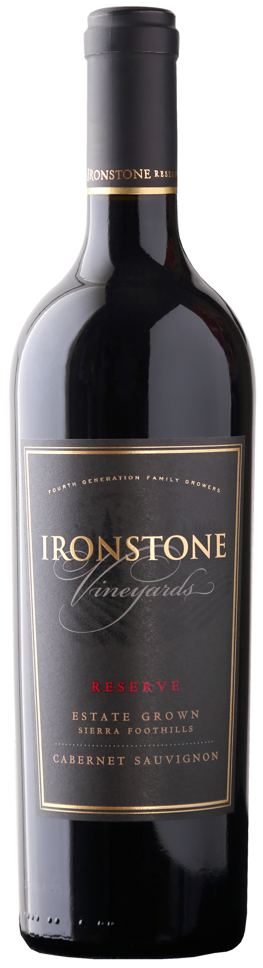 Ironstone Reserve Cabernet Sauvignon 2021  Front Bottle Shot