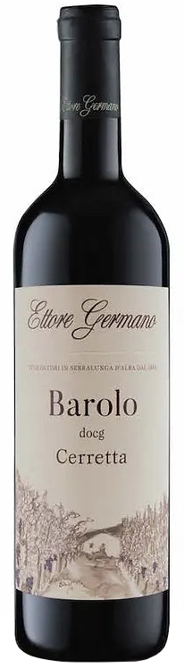 Ettore Germano Barolo Cerretta 2020  Front Bottle Shot