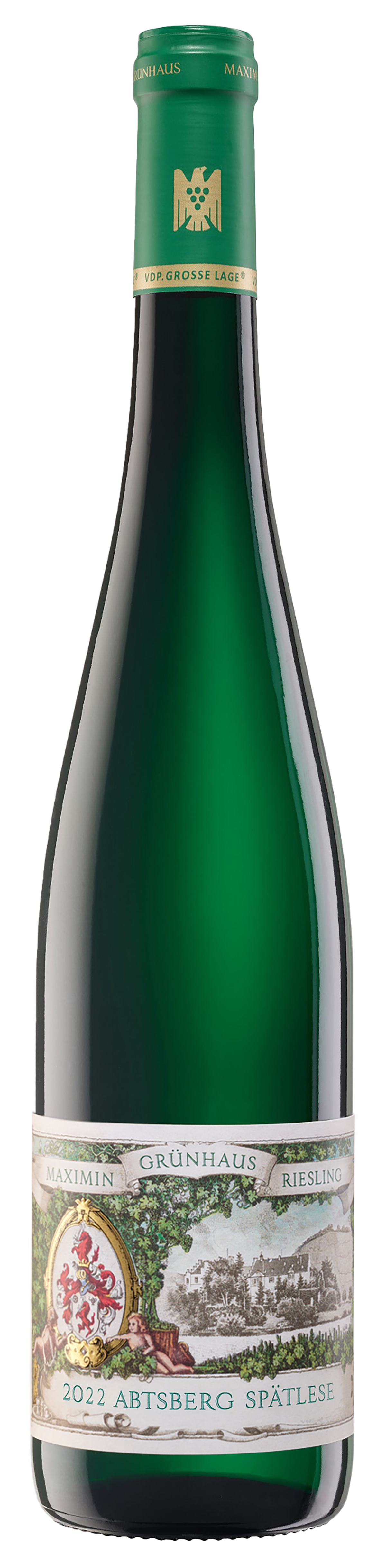 Maximin Grunhaus Abtsberg Riesling Spatlese 2022  Front Bottle Shot
