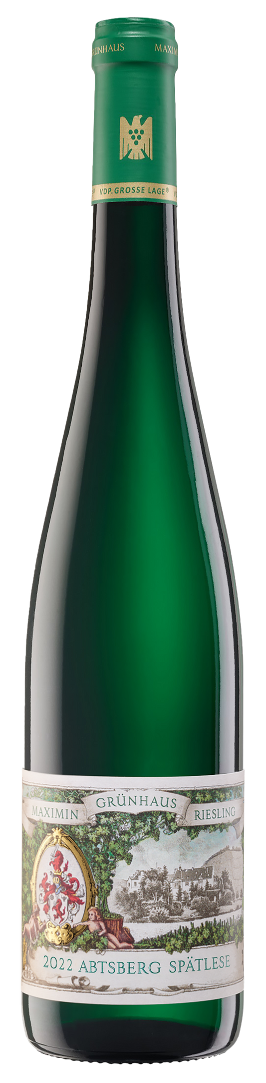 Maximin Grunhaus Abtsberg Riesling Spatlese 2022  Front Bottle Shot