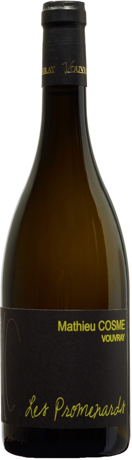 Mathieu Cosme Vouvray Les Promenards 2021  Front Bottle Shot