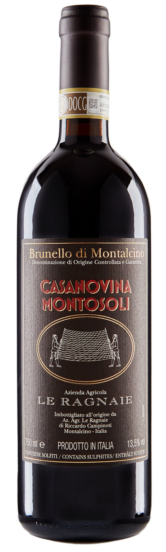 Le Ragnaie Casanovina Montosoli Brunello di Montalcino 2017  Front Bottle Shot