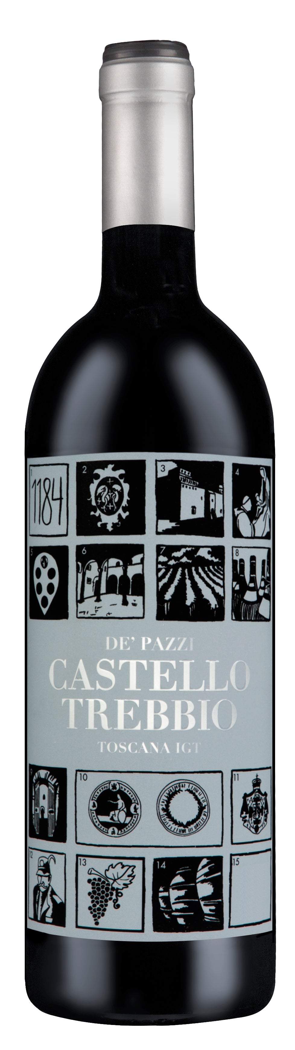 Castello Trebbio De Pazzi 2017  Front Bottle Shot
