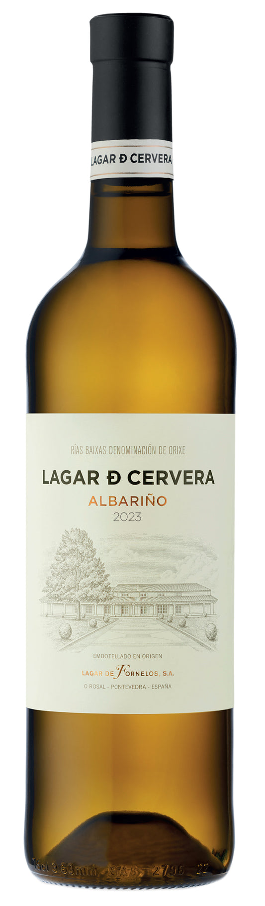 Lagar de Fornelos Lagar de Cervera Albarino 2023  Front Bottle Shot