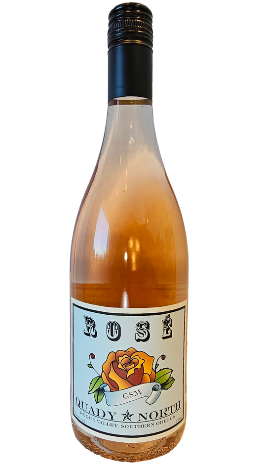 Quady North GSM Rose 2023  Front Bottle Shot