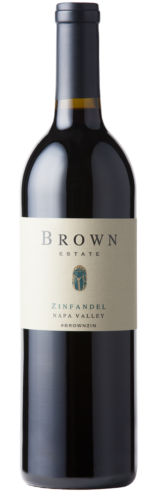 Brown Estate Zinfandel 2023  Front Bottle Shot