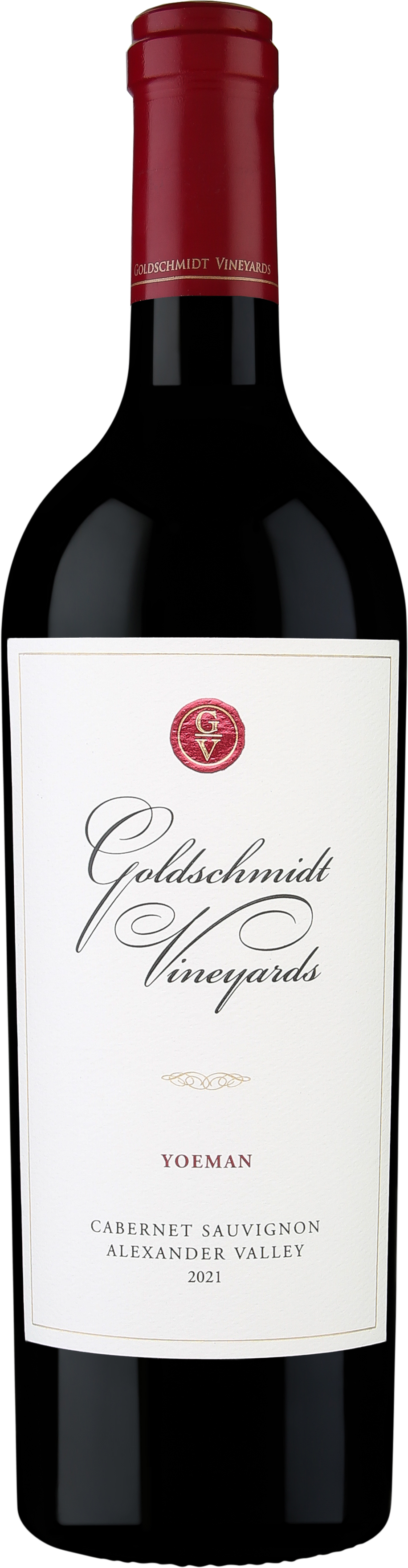 Goldschmidt Vineyard Yoeman Cabernet Sauvignon 2021  Front Bottle Shot