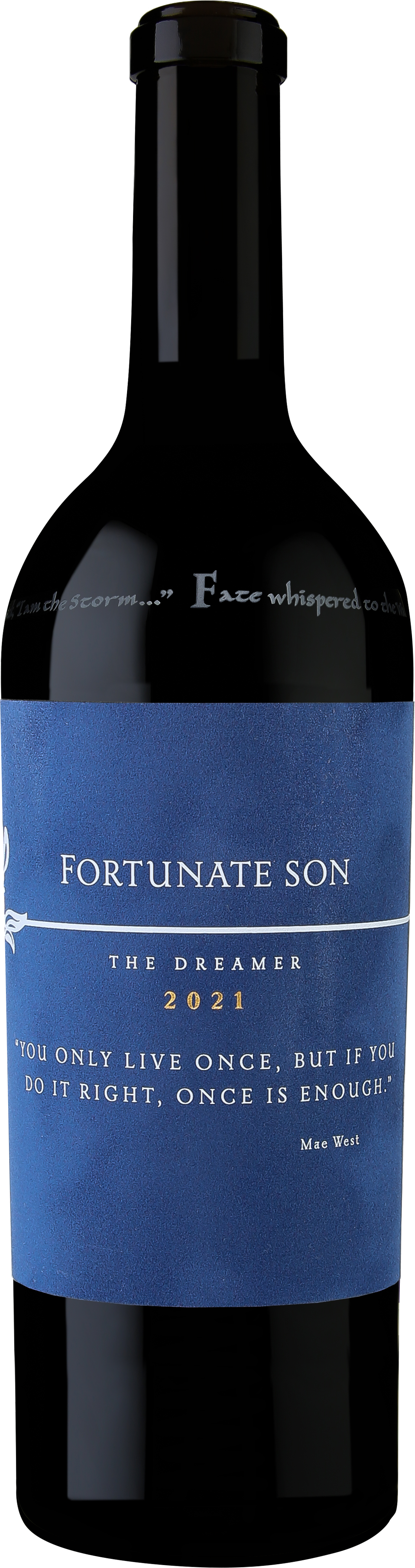 Fortunate Son The Dreamer 2021  Front Bottle Shot