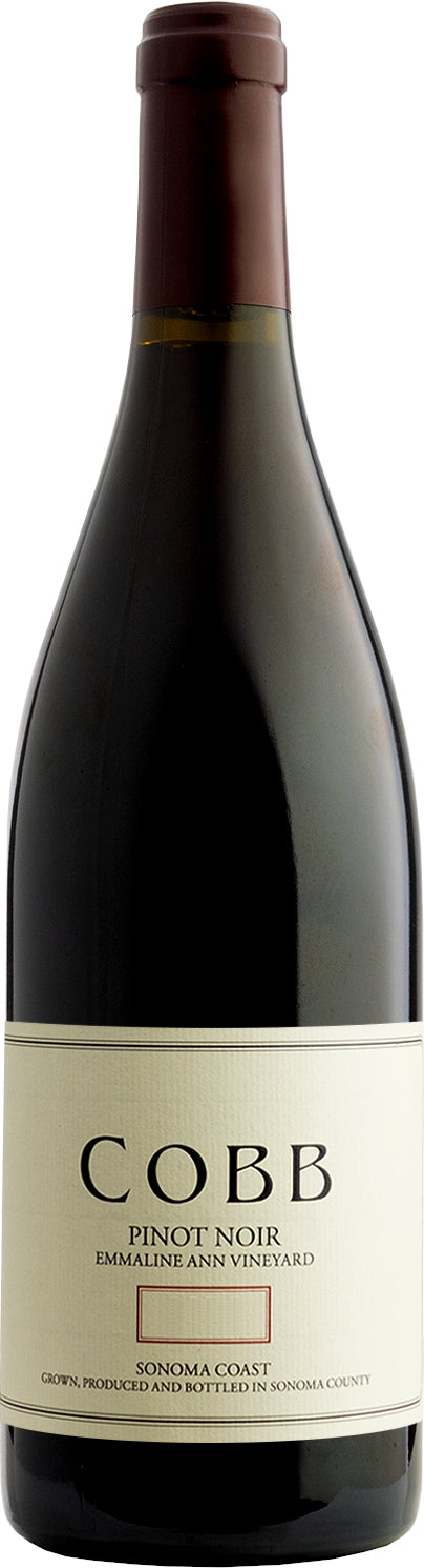 Cobb Wines Emmaline Ann Vineyard Pinot Noir 2022  Front Bottle Shot