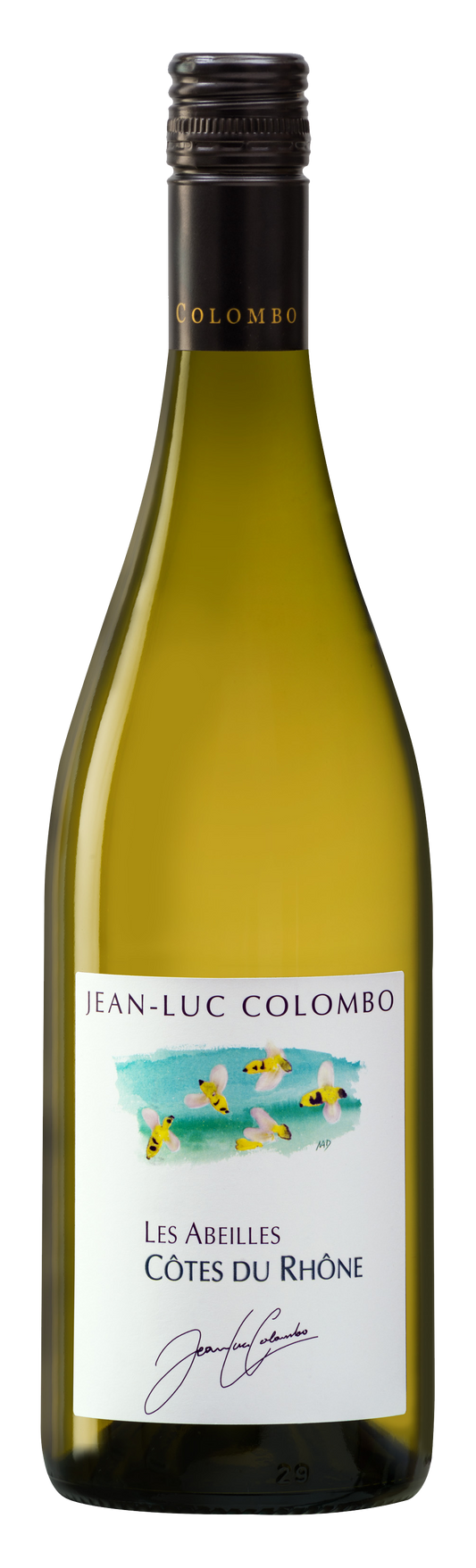 Jean-Luc Colombo Cotes du Rhone Les Abeilles Blanc 2019  Front Bottle Shot