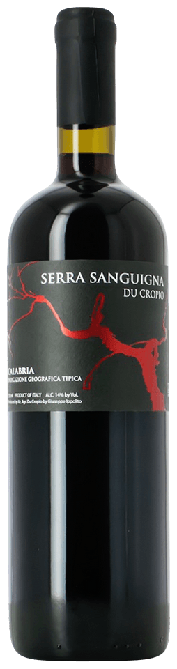 Du Cropio Calabria Serra Sanguigna 2016  Front Bottle Shot