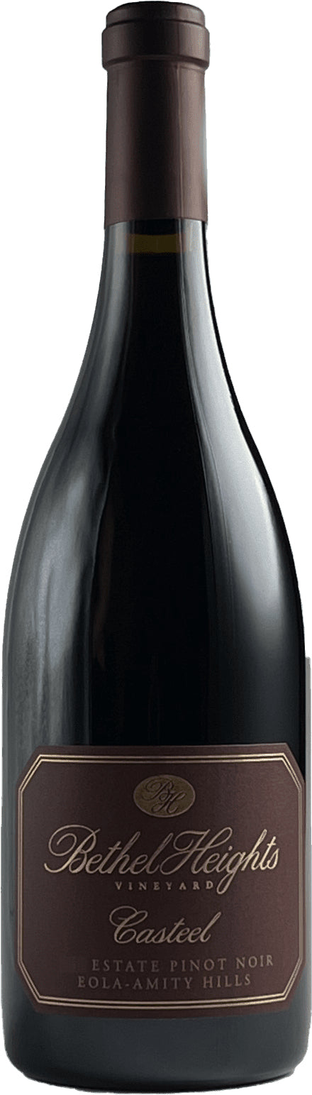Bethel Heights Casteel Pinot Noir 2022  Front Bottle Shot
