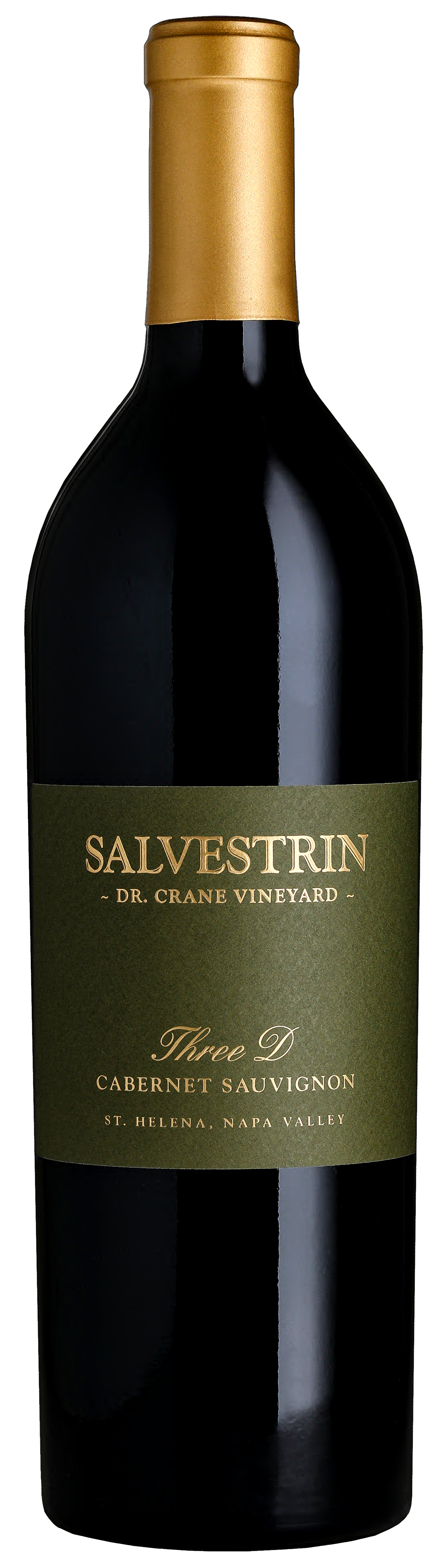 Salvestrin Three D Cabernet Sauvignon 2020  Front Bottle Shot