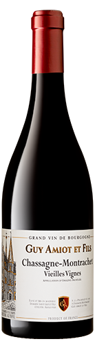 Guy Amiot Chassagne-Montrachet Vieilles Vignes Rouge 2019  Front Bottle Shot