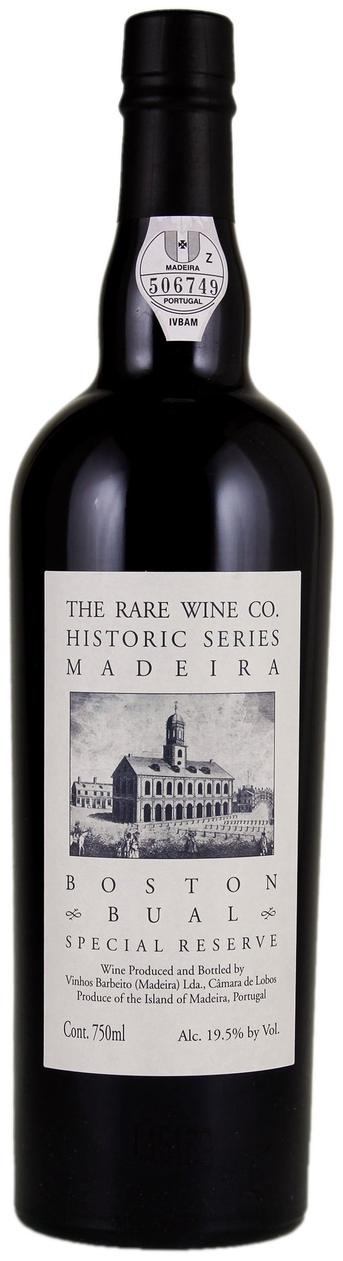 Rare Wine Co. Boston Bual Special Reserve Madeira  Front Bottle Shot