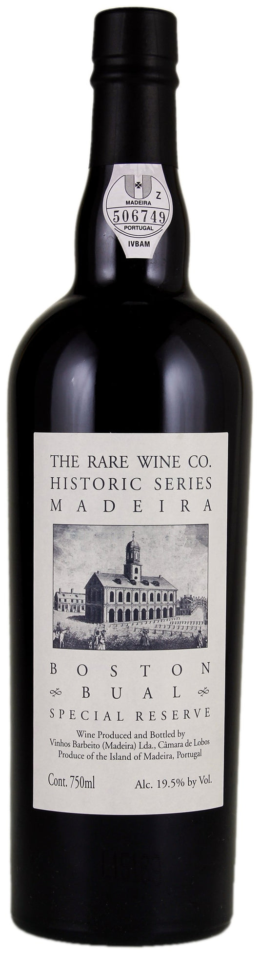 Rare Wine Co. Boston Bual Special Reserve Madeira  Front Bottle Shot