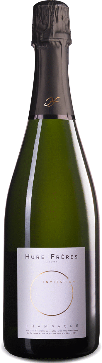 Champagne Hure Freres Invitation Brut  Front Bottle Shot