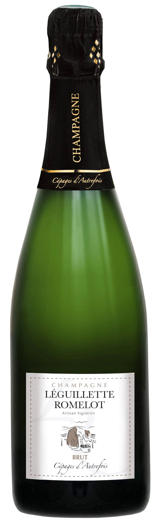 Champagne Leguillette Romelot Cepages d'Autrefois Brut  Front Bottle Shot