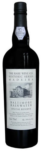 Rare Wine Co. Baltimore Rainwater Special Reserve Madeira Front Bottle Shot