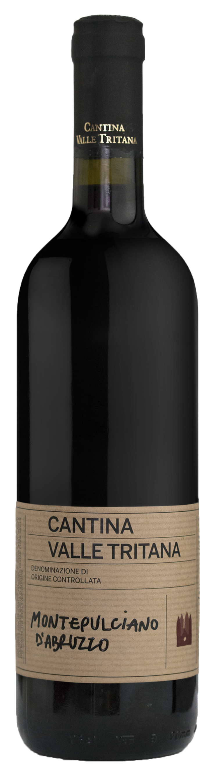 Cantina Valle Tritana Montepulciano d'Abruzzo 2021  Front Bottle Shot