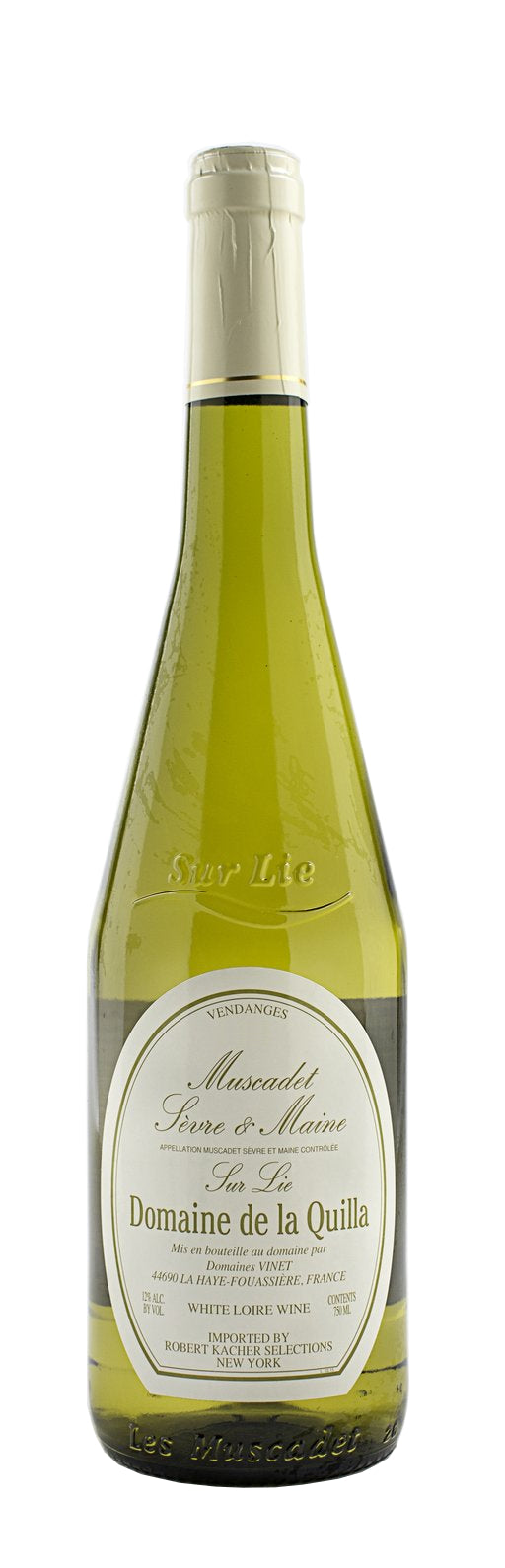 Domaine de la Quilla Muscadet Sevre et Maine 2020  Front Bottle Shot