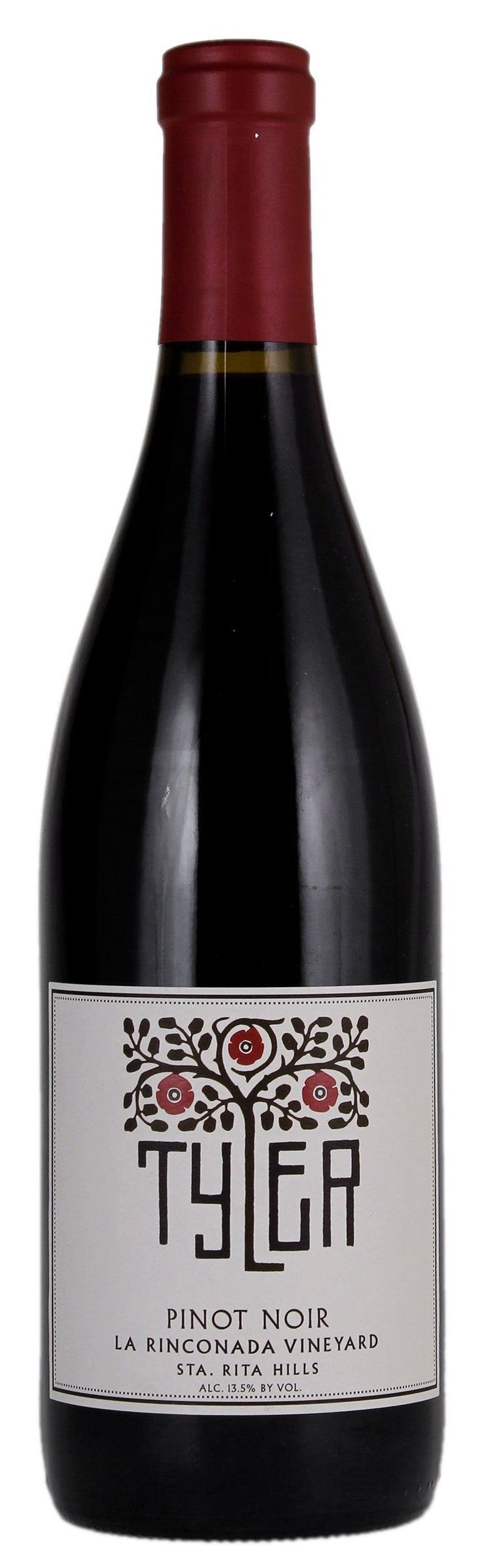 Tyler Winery La Rinconada Vineyard Pinot Noir 2021  Front Bottle Shot