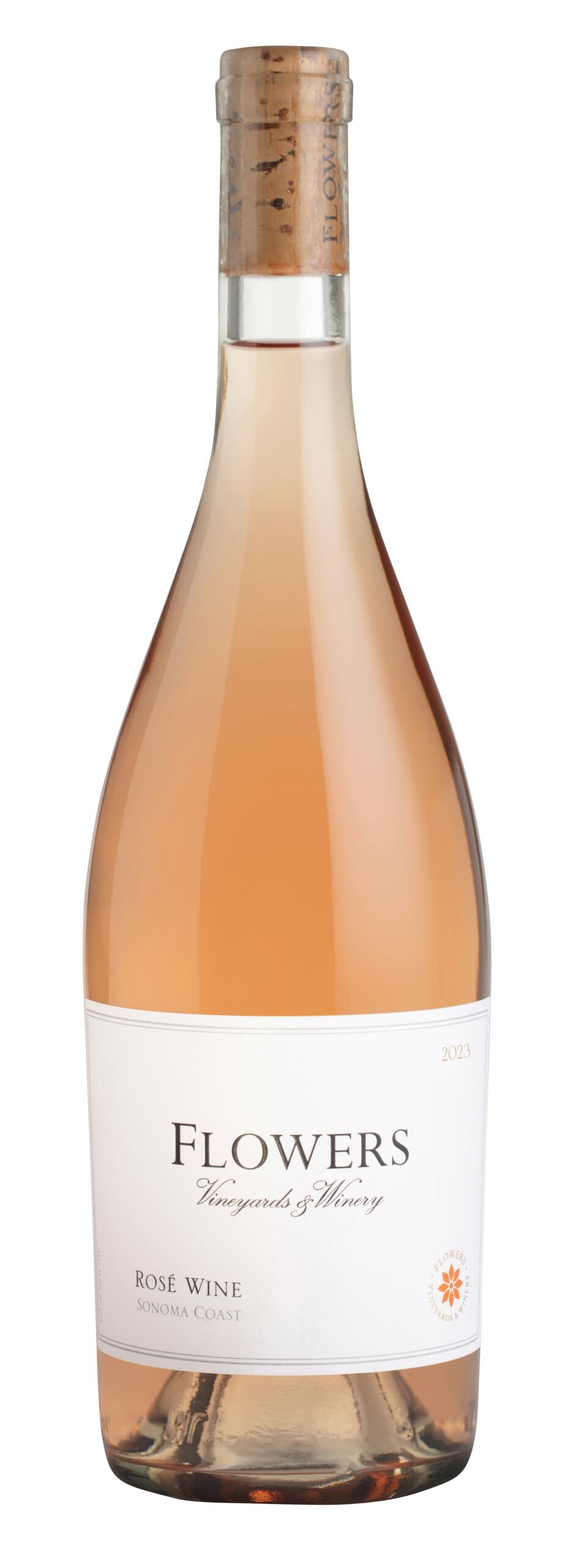 Flowers Sonoma Coast Rose 2023  Front Bottle Shot