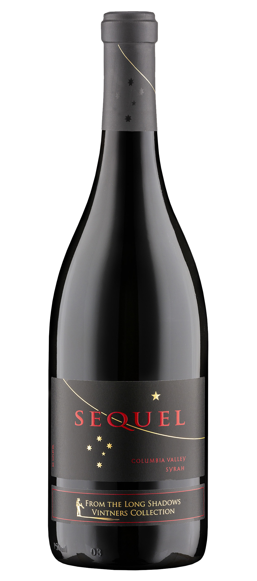 Long Shadows Vintners Sequel Syrah 2020  Front Bottle Shot