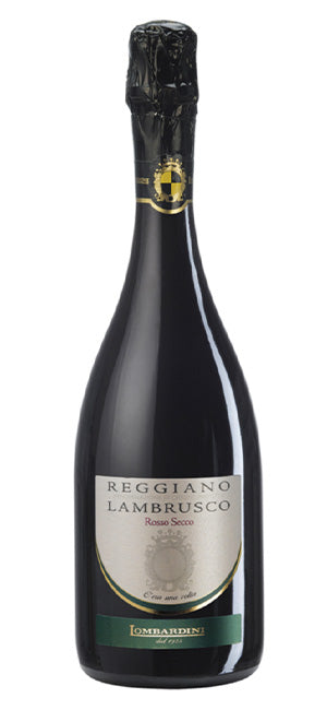 Lombardini Reggiano Lambrusco Rosso Secco C'era Una Volta  Front Bottle Shot