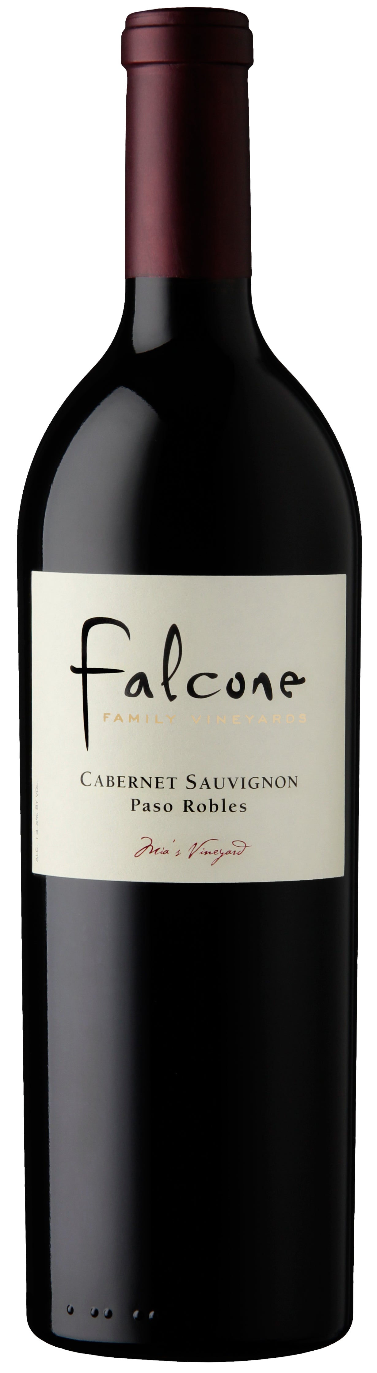 Falcone Mia's Vineyard Cabernet Sauvignon 2021  Front Bottle Shot