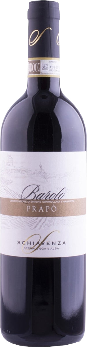 Schiavenza Barolo Prapo 2020  Front Bottle Shot
